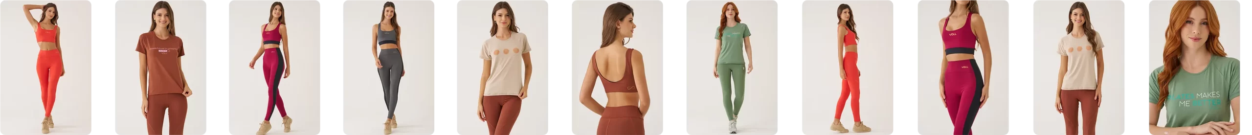 Sequência de looks da collab Pratyque e VOLL