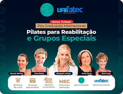 Pós-Graduação Internacional em Pilates para Reabilitação e Grupos Especiais